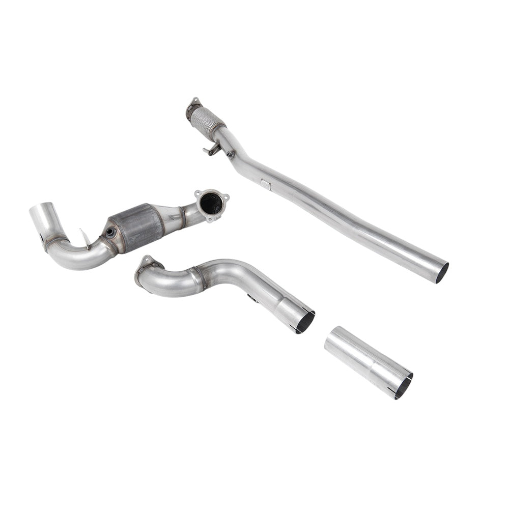 Milltek Large Bore Downpipe and Hi-Flow Sports Cat Exhaust Mercedes A-Class A35 AMG 2.0 Turbo (W177 Hatch Only OPF/GPF Models) 19-25