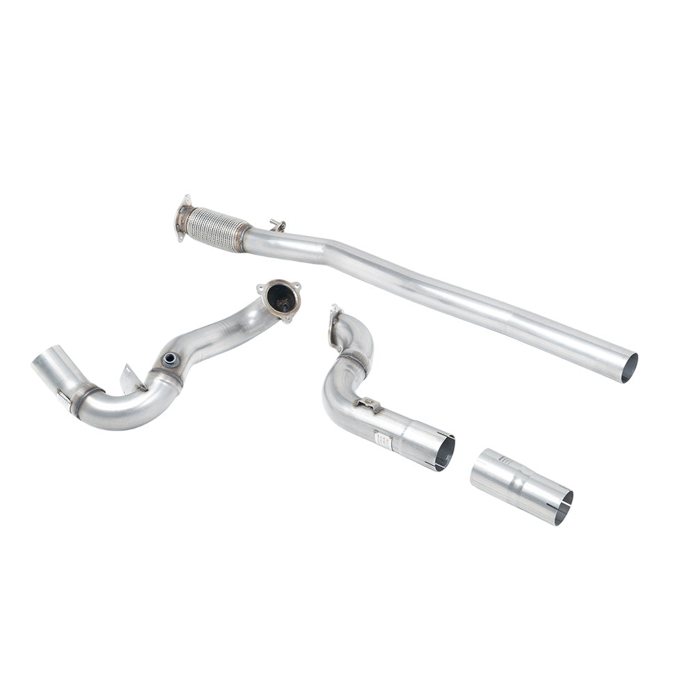 Milltek Large-bore Downpipe and De-cat Exhaust Mercedes A-Class A35 AMG 2.0 Turbo (W177 Hatch Only OPF/GPF Models) 19-25