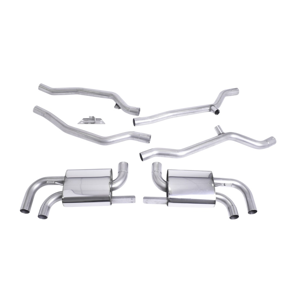 Milltek Cat Back Exhaust Porsche Cayenne 958 Turbo 4.8 V8 (Pre-Facelift) 10-14