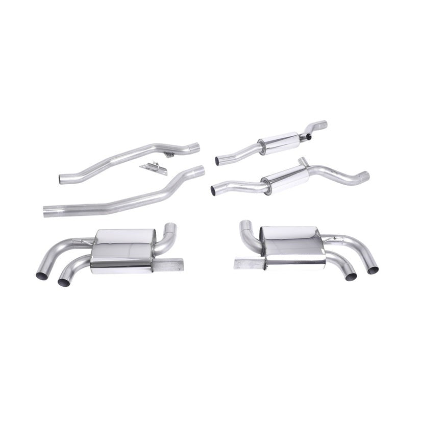Milltek Cat Back Exhaust Porsche Cayenne 958 Turbo 4.8 V8 Pre-Facelift 10-14