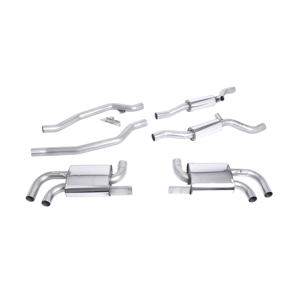 Milltek Cat Back Exhaust Porsche Cayenne 958 Turbo 4.8 V8 (Pre-Facelift) 10-14