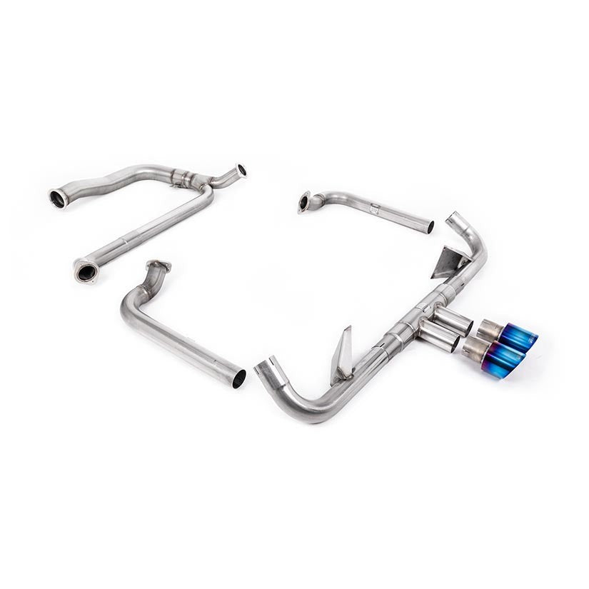 Milltek Full Exhaust with Cat Bypass Porsche Cayman 718 GTS 2.5T 16-20