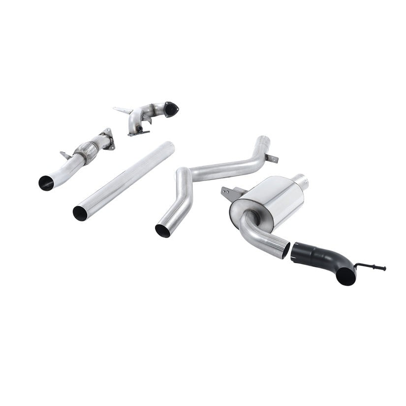Milltek Turbo Back Exhaust No Cat Renault Mégane Renaultsport II inc Cup Trophy-R 10-17 SSXRN420