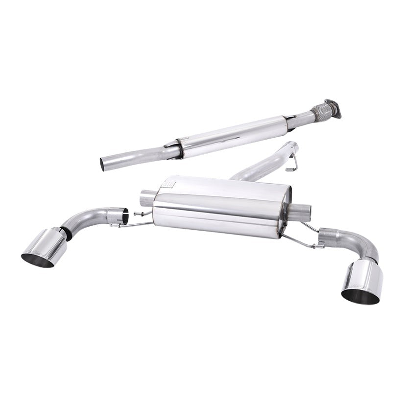 Milltek Secondary Cat Back Exhaust Subaru BRZ 2.0 12-21