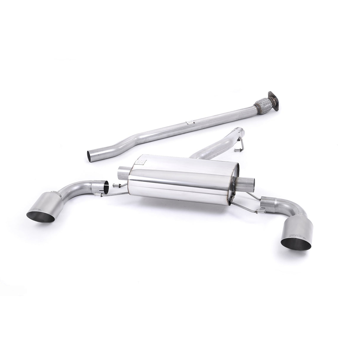 Milltek Secondary Cat Back Exhaust Toyota Lexus GT86 2.0 12-21