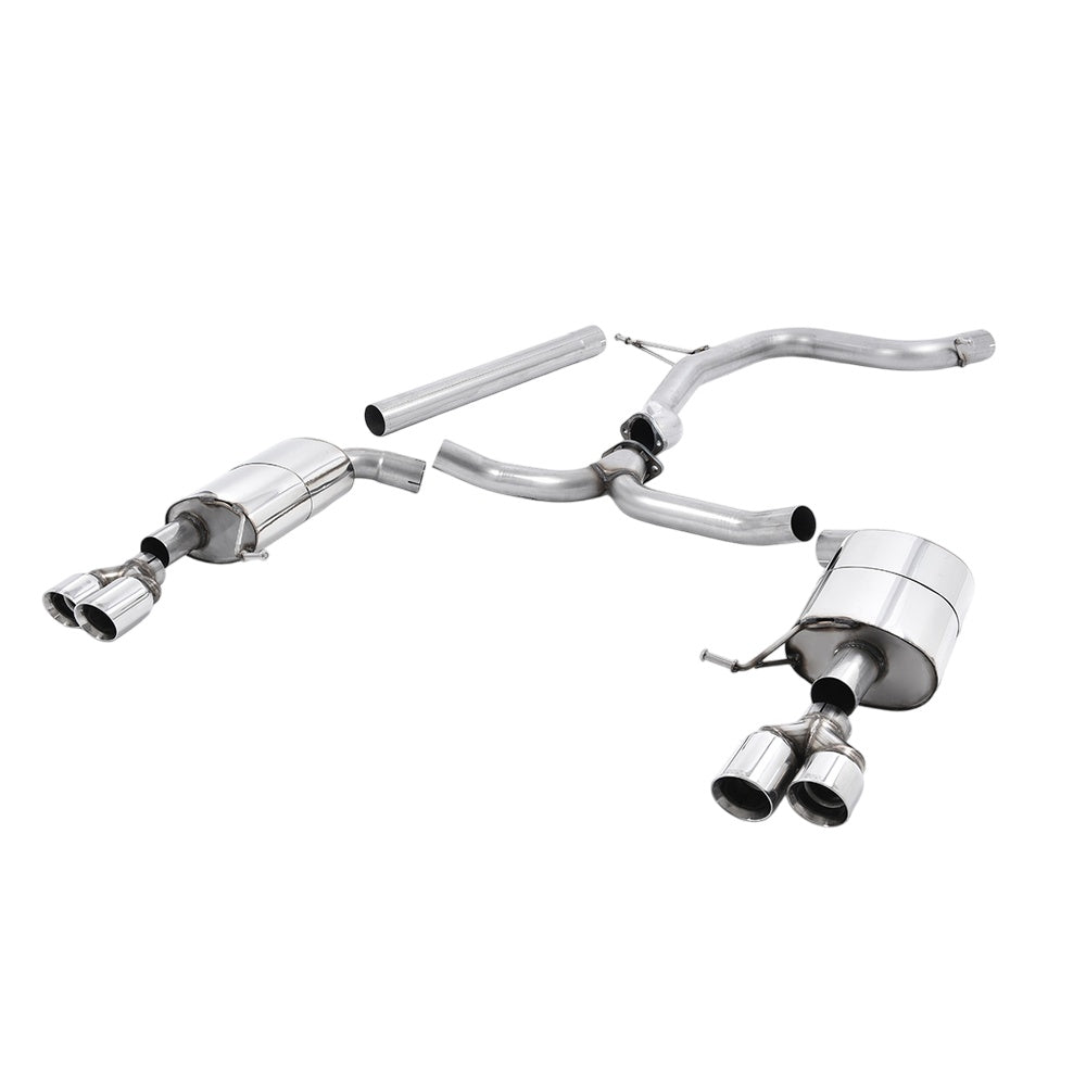 Milltek Cat Back Exhaust Seat Leon ST Cupra 280 and 290 2.0 TSI (280 and 290PS Non-OPF/GPF Models) 15-19