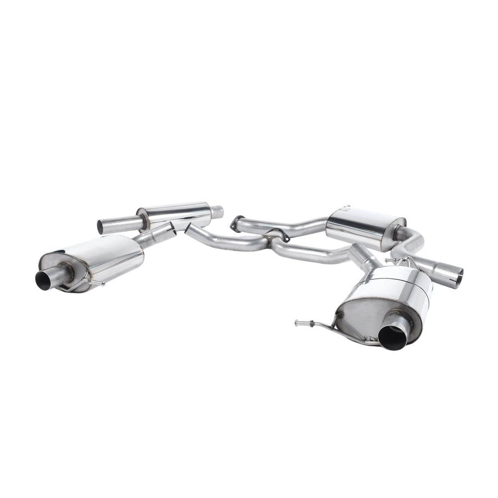 Milltek Cat Back Exhaust Skoda Octavia vRS 2.0 TSI 220PS and 230PS Hatch and Estate (manual and DSG-auto) 13-18