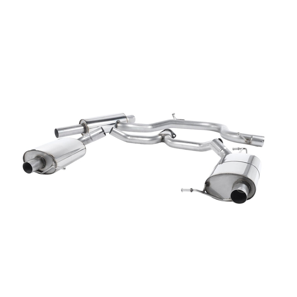 Milltek Cat Back Exhaust Skoda Octavia vRS 2.0 TSI 220PS and 230PS Hatch and Estate (manual and DSG-auto) 13-18