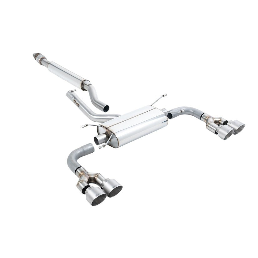 Milltek Secondary Cat Back Exhaust Toyota Lexus GR86 2.4 Litre 22+