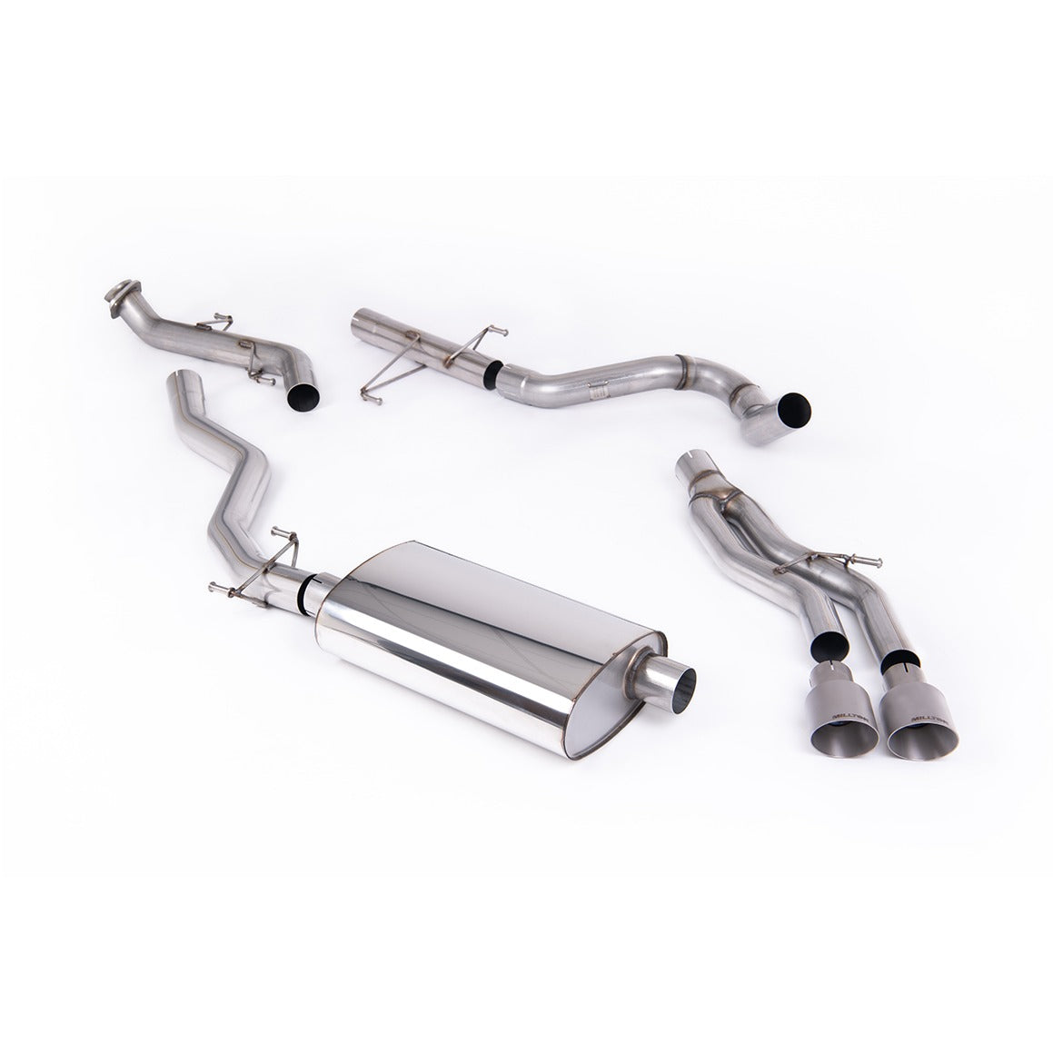 Milltek Cat Back Exhaust Toyota Tacoma 2.4L Turbo Hybrid Crew Cab 5ft 6ft Bed 24+