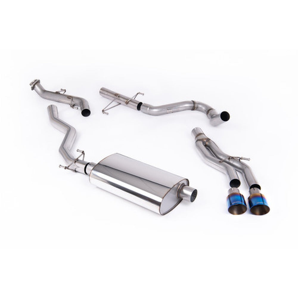 Milltek Cat Back Exhaust Toyota Tacoma 2.4L Turbo Hybrid Crew Cab 5ft 6ft Bed 24+