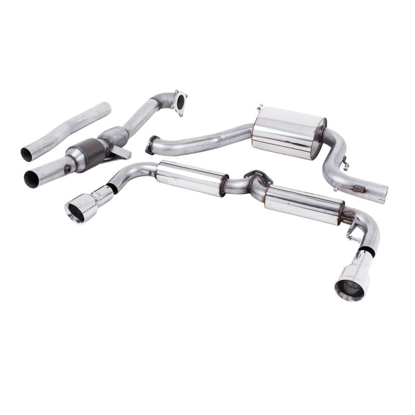 Milltek Turbo Back Exhaust with Sports Cat Volkswagen Golf Mk6 GTi 2.0 TSI 210PS 09-13 SSXVW186