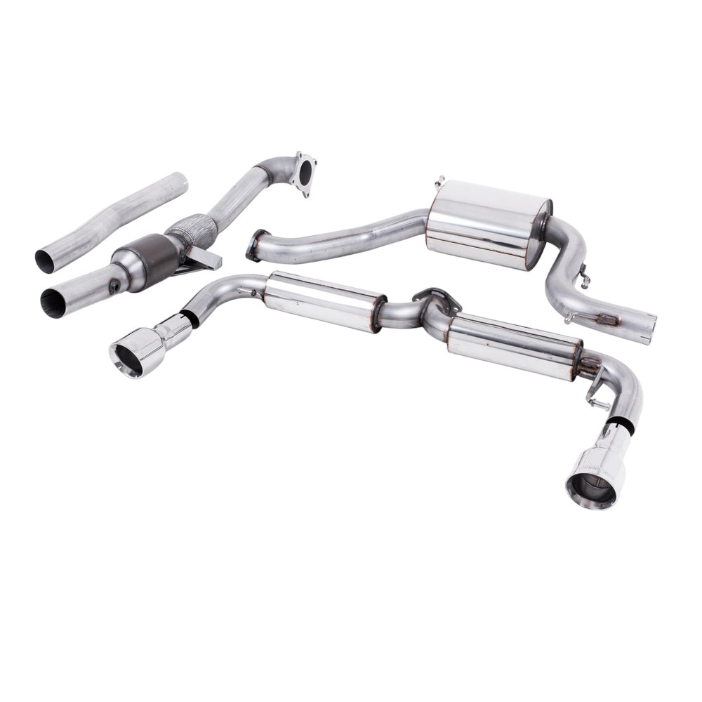 Milltek Turbo-back including Hi-Flow Sports Cat Exhaust Volkswagen Golf Mk6 GTi 2.0 TSI 210PS 09-13