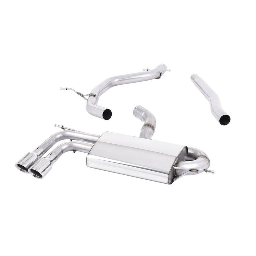 Milltek Cat Back Exhaust Audi A3 1.8 TSI 2WD 3dr 08-12