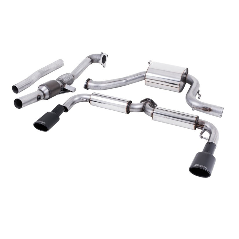 Milltek Turbo Back Exhaust with Sports Cat Volkswagen Scirocco R 09-16 SSXVW186