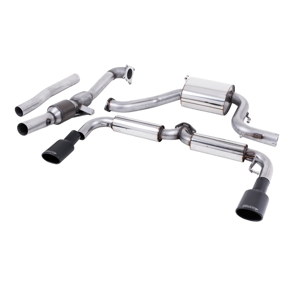 Milltek Turbo-back including Hi-Flow Sports Cat Exhaust Volkswagen Scirocco R 09-16