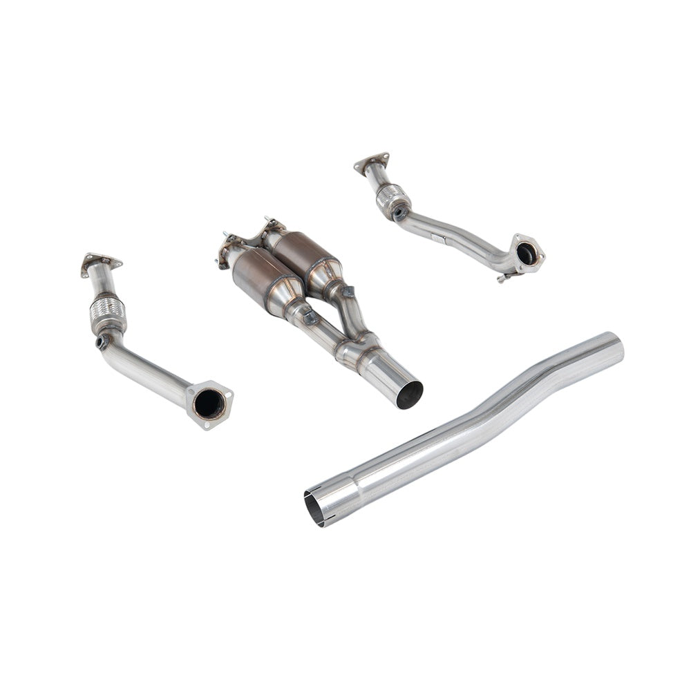 Milltek Hi-Flow Sports Cats Exhaust Volkswagen Golf Mk5 R32 3.2 V6 05-09