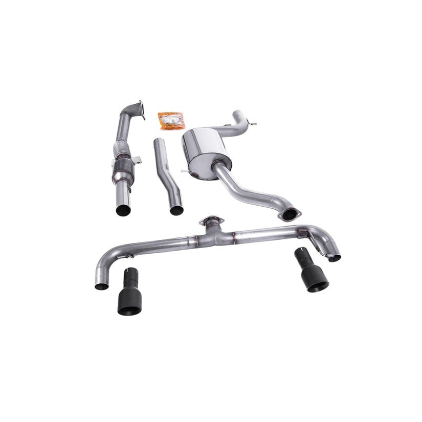 Milltek Turbo Back Exhaust with Sports Cat Volkswagen Golf Mk6 GTi 2.0 TSI 210PS 09-13 SSXVW152