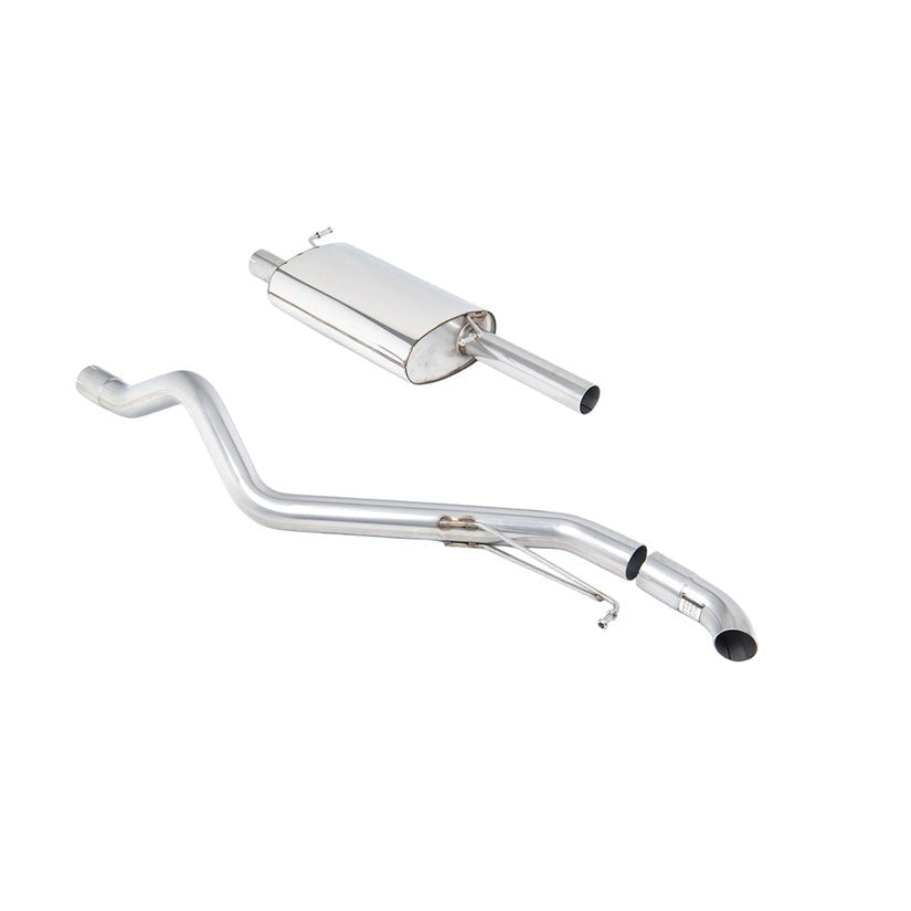Milltek Cat Back Exhaust Volkswagen Transporter Caravelle T5 SWB 2.5 TDi 130ps 174ps 2WD 4MOTION 03-09