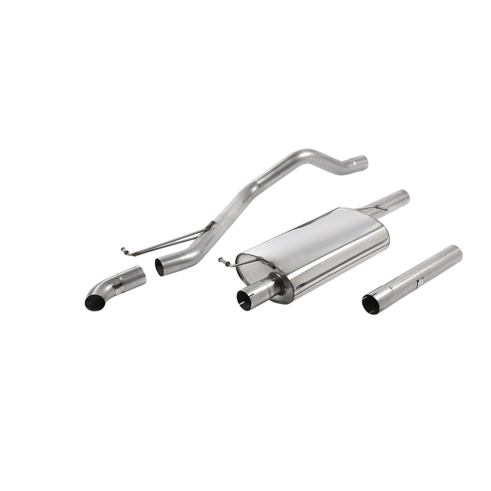 Milltek Cat Back Exhaust Volkswagen Transporter \ Caravelle T5 LWB 2.5 TDi (130ps and 174ps) 2WD and 4MOTION 03-09