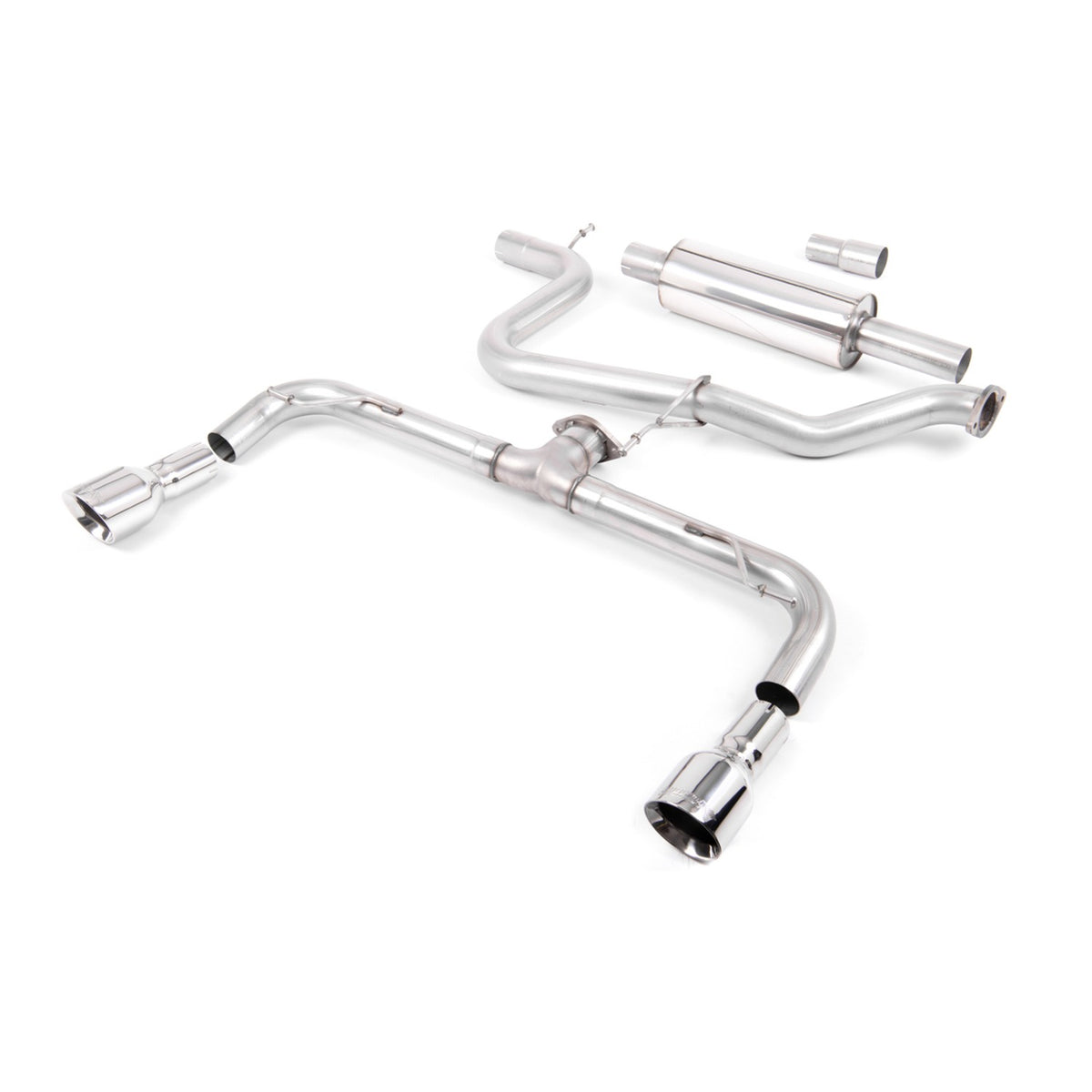 Milltek Cat Back Exhaust Volkswagen Golf MK7 GTD 2.0 TDI 185PS 13-16
