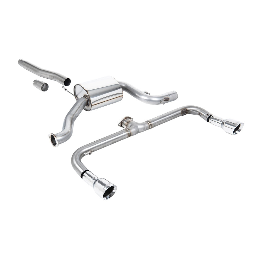 Milltek Cat Back Exhaust Volkswagen Scirocco GT 2.0 TSi 200PS 08-16