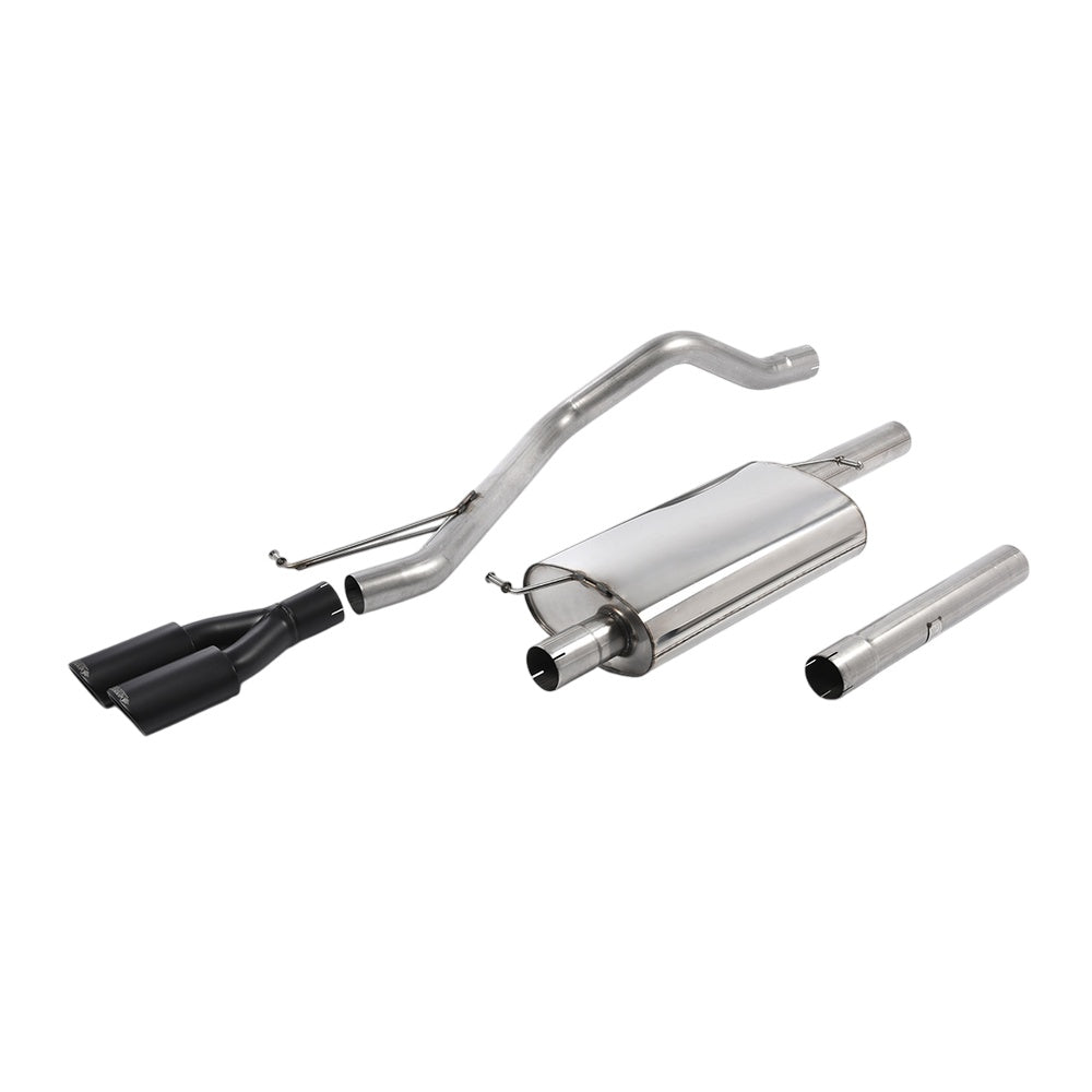 Milltek Cat Back Exhaust Volkswagen Transporter \ Caravelle T5 LWB 2.5 TDi (130ps and 174ps) 2WD and 4MOTION 03-09