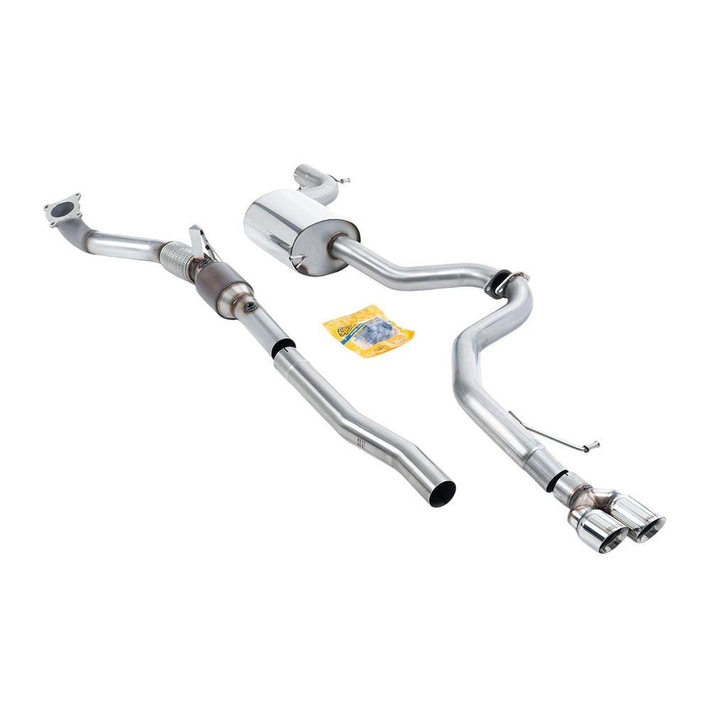 Milltek Turbo-back including Hi-Flow Sports Cat Exhaust Volkswagen Jetta Mk6 GLI 2.0 TSI 11-14