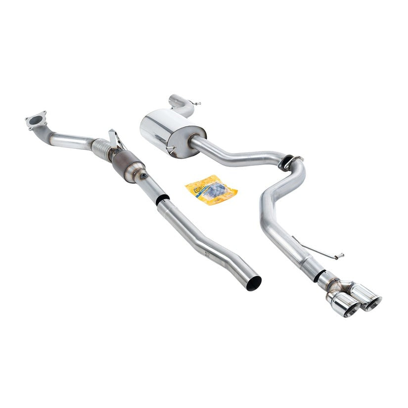 Milltek Turbo Back Exhaust with Sports Cat Volkswagen Jetta Mk6 GLI 2.0 TSI 11-14 SSXVW290