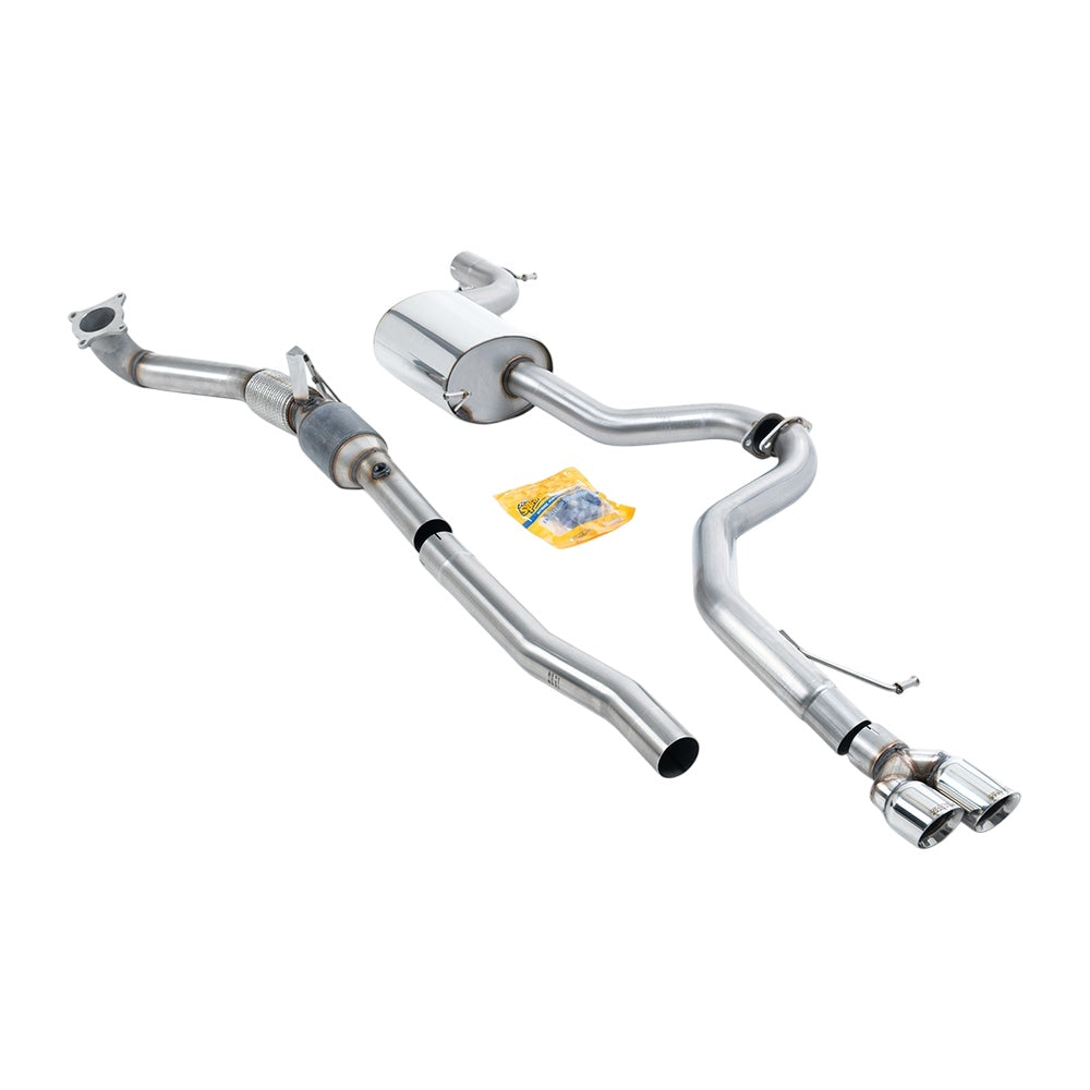 Milltek Turbo-back including Hi-Flow Sports Cat Exhaust Volkswagen Jetta Mk6 GLI 2.0 TSI 11-14