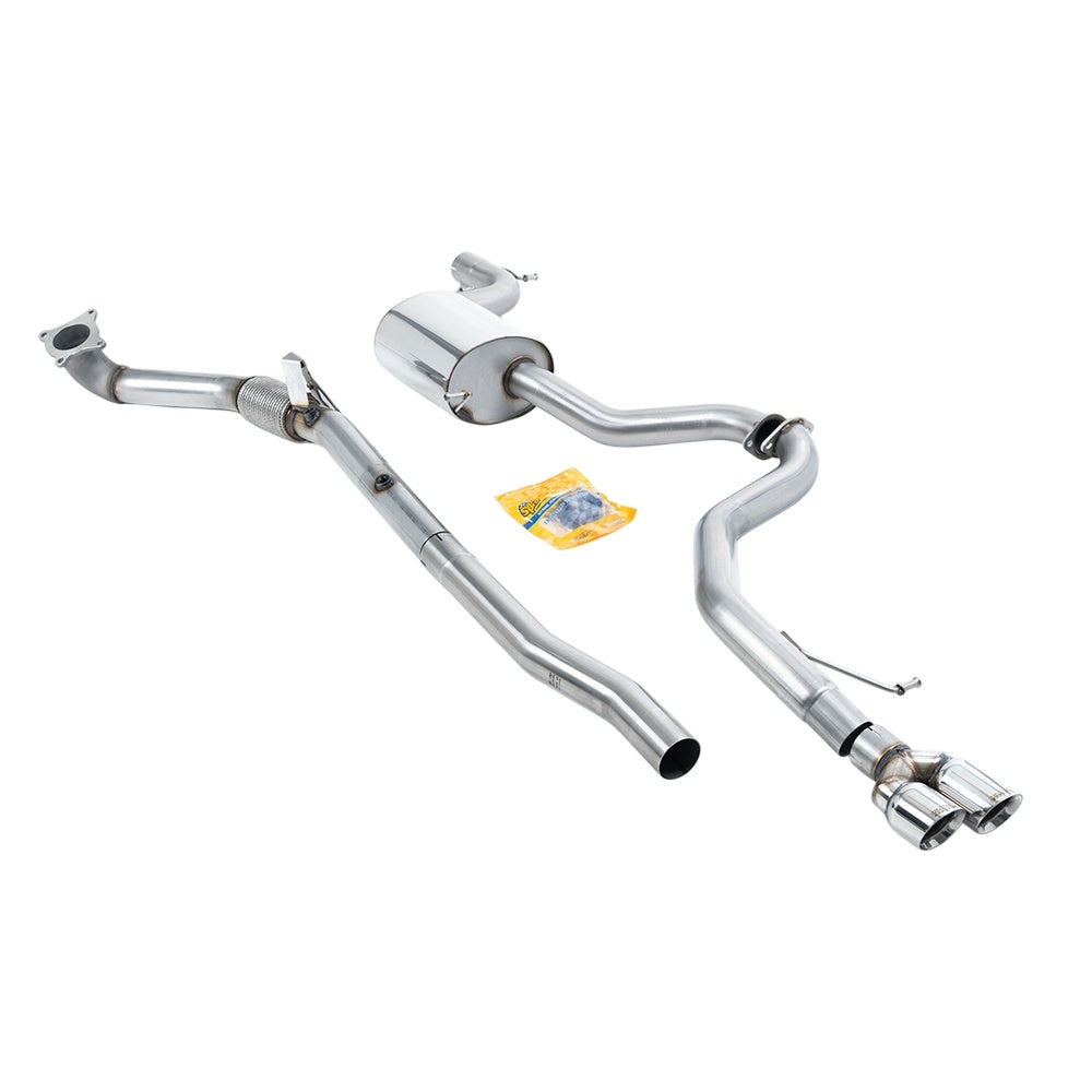 Milltek Turbo-back excluding Hi-Flow Sports Cat Exhaust Volkswagen Jetta Mk6 GLI 2.0 TSI 11-14