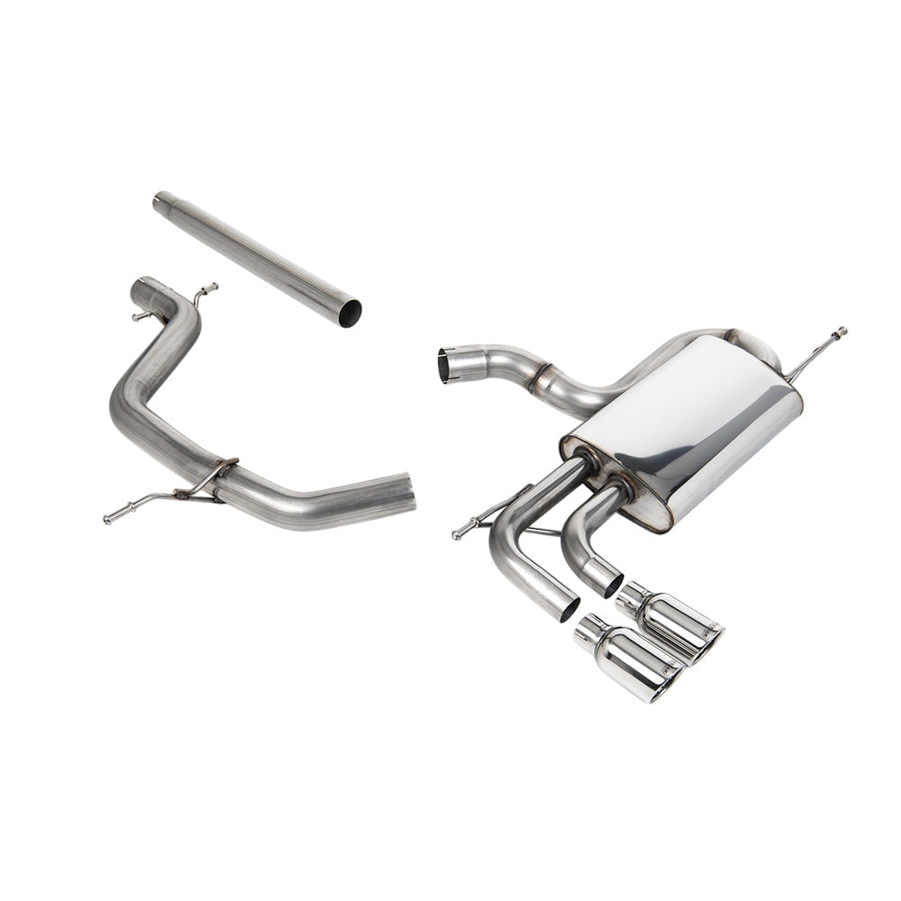 Milltek Cat Back Exhaust Seat Leon 2.0 TDI 140PS 04-12