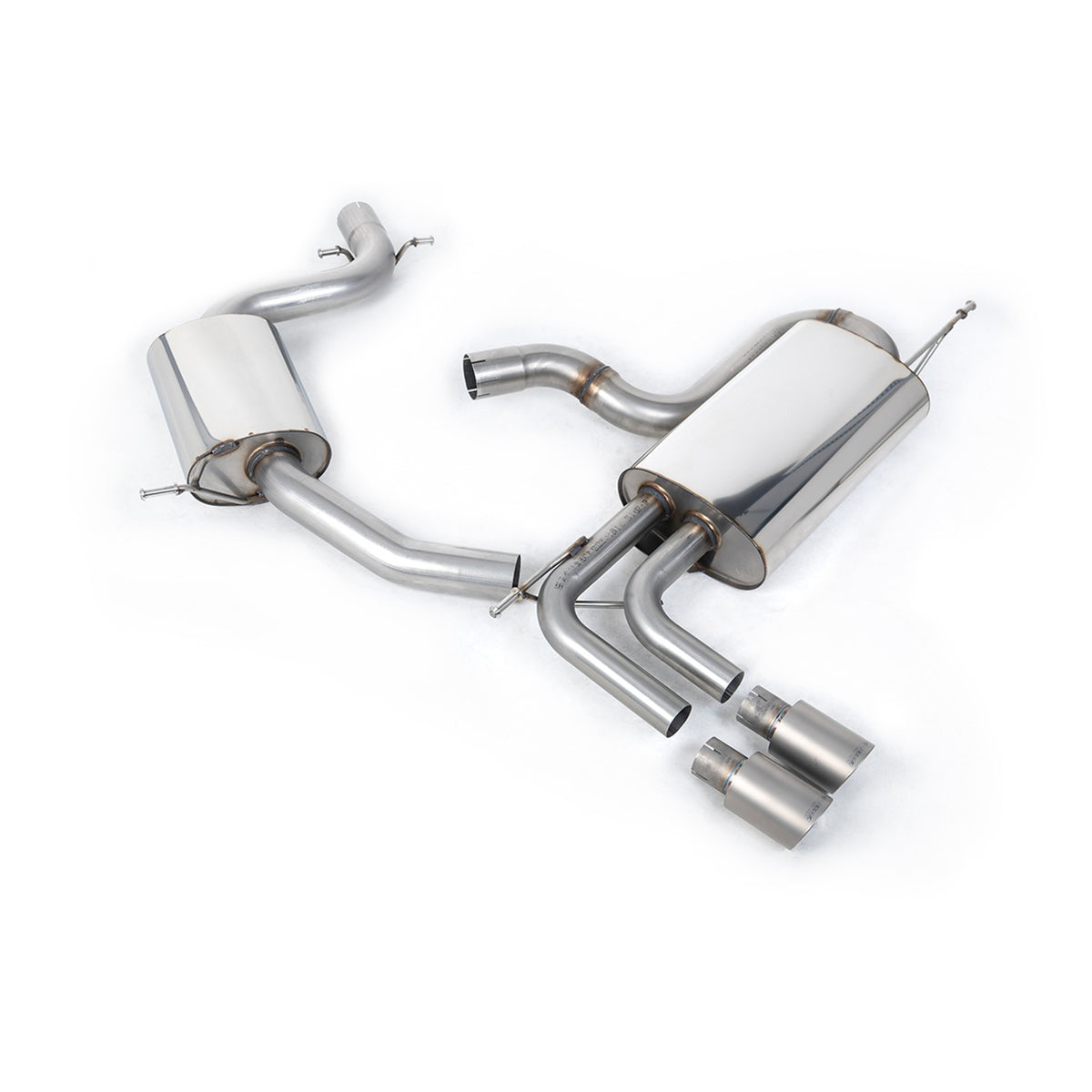 Milltek Cat Back Exhaust Volkswagen Golf Mk5 GTi Edition 30 2.0T FSi 230PS 06-09