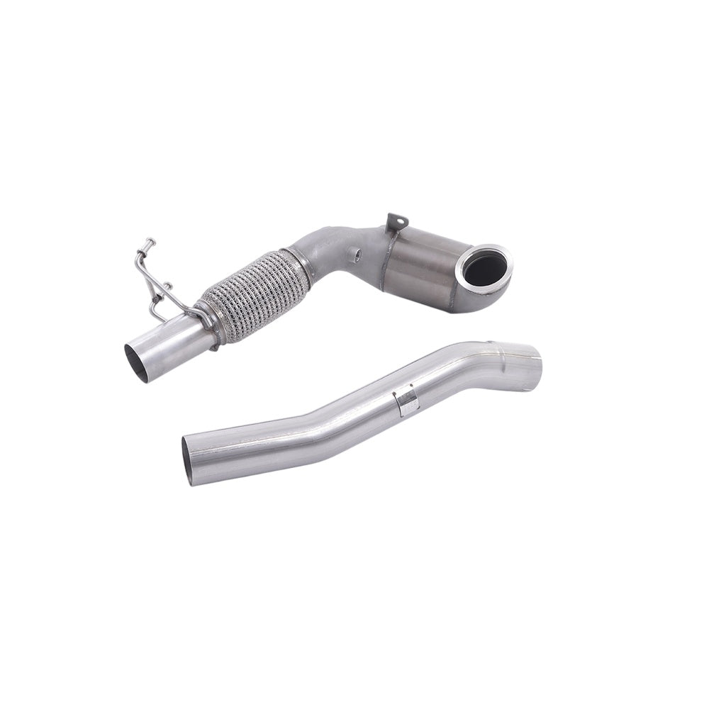 Milltek Cast Downpipe with Race Cat Exhaust Seat Leon Cupra 280 and 290 2.0 TSI (Non OPF/GPF Models) 14-17