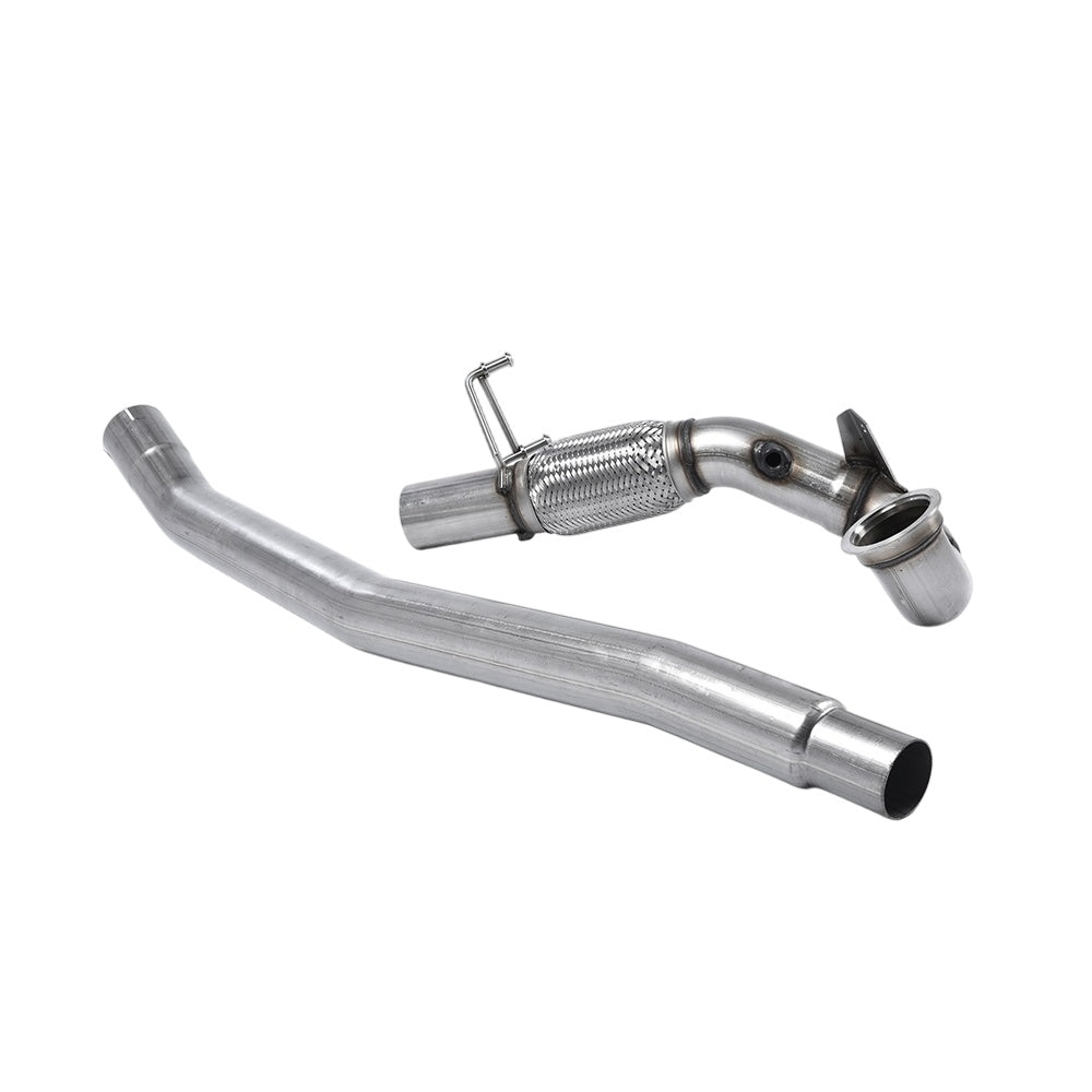 Milltek Large-bore Downpipe and De-cat Exhaust Volkswagen Golf Mk7.5 GTi (Performance Pack Models and Non OPF/GPF Equipped Models Only) 17-18