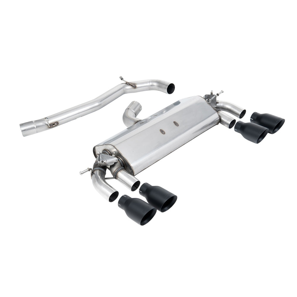 Milltek Cat Back Exhaust Volkswagen Golf Mk7 R 2.0 TSI 300PS (ECE Approved and 76.2mm Systems) 14-16