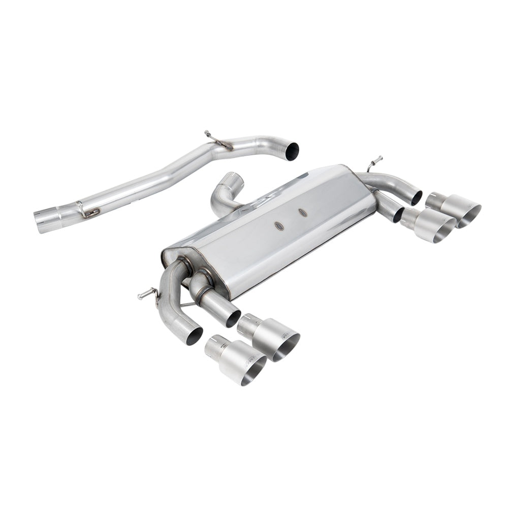 Milltek Cat Back Exhaust Volkswagen Golf Mk7 R 2.0 TSI 300PS (ECE Approved and 76.2mm Systems) 14-16