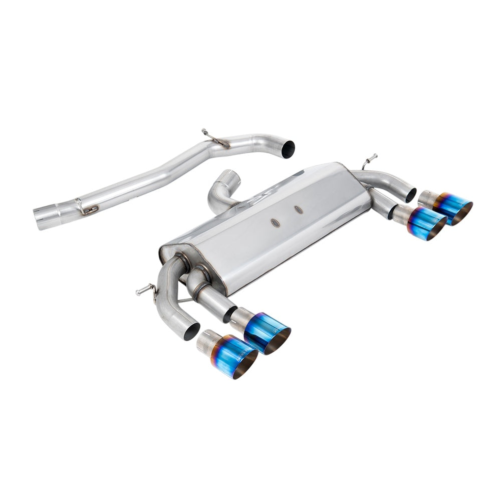 Milltek Cat Back Exhaust Volkswagen Golf Mk7 R 2.0 TSI 300PS (ECE Approved and 76.2mm Systems) 14-16