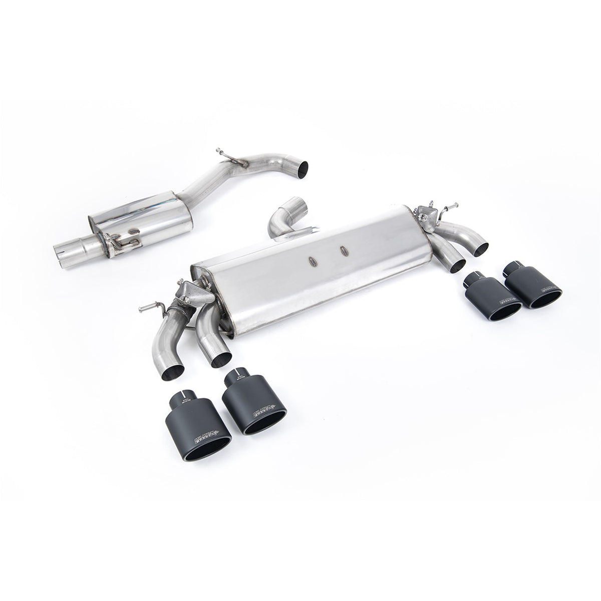Milltek Cat Back Exhaust Volkswagen Golf Mk7.5 R 2.0 TSI 310PS Non-GPF 76mm EC Approved 17-21