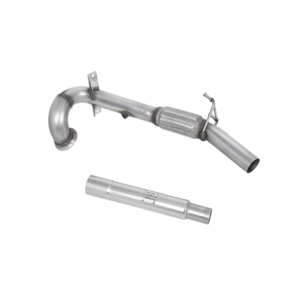 Milltek Large-bore Downpipe and De-cat Exhaust Volkswagen Polo GTI 1.8 TSI 192PS (3 and 5-Door) 15-18