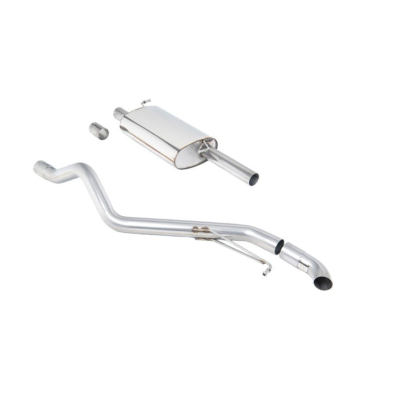 Milltek Cat Back Exhaust Volkswagen Transporter Caravelle T6 SWB 150PS 204PS 2.0 TSI Petrol 2WD 17+