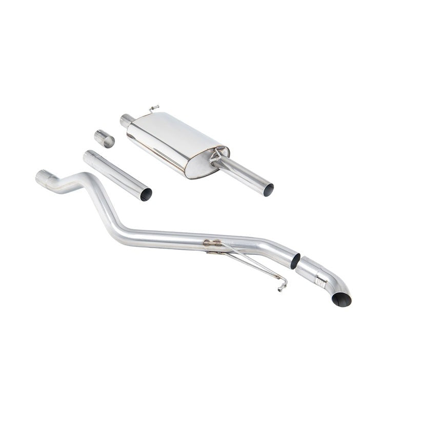 Milltek Cat Back Exhaust Volkswagen Transporter Caravelle T6 LWB 150PS 204PS 2.0 TSI Petrol 2WD 17+
