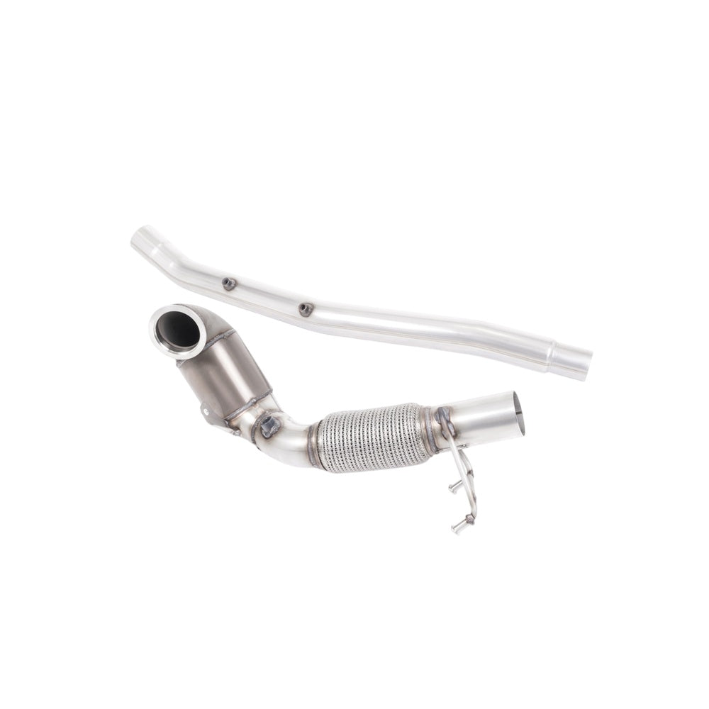 Milltek Large Bore Downpipe and Hi-Flow Sports Cat Exhaust Seat Leon ST Cupra 300 (4x4) Estate / Station Wagon / Combi (OPF/GPF Equipped Only) 19-20