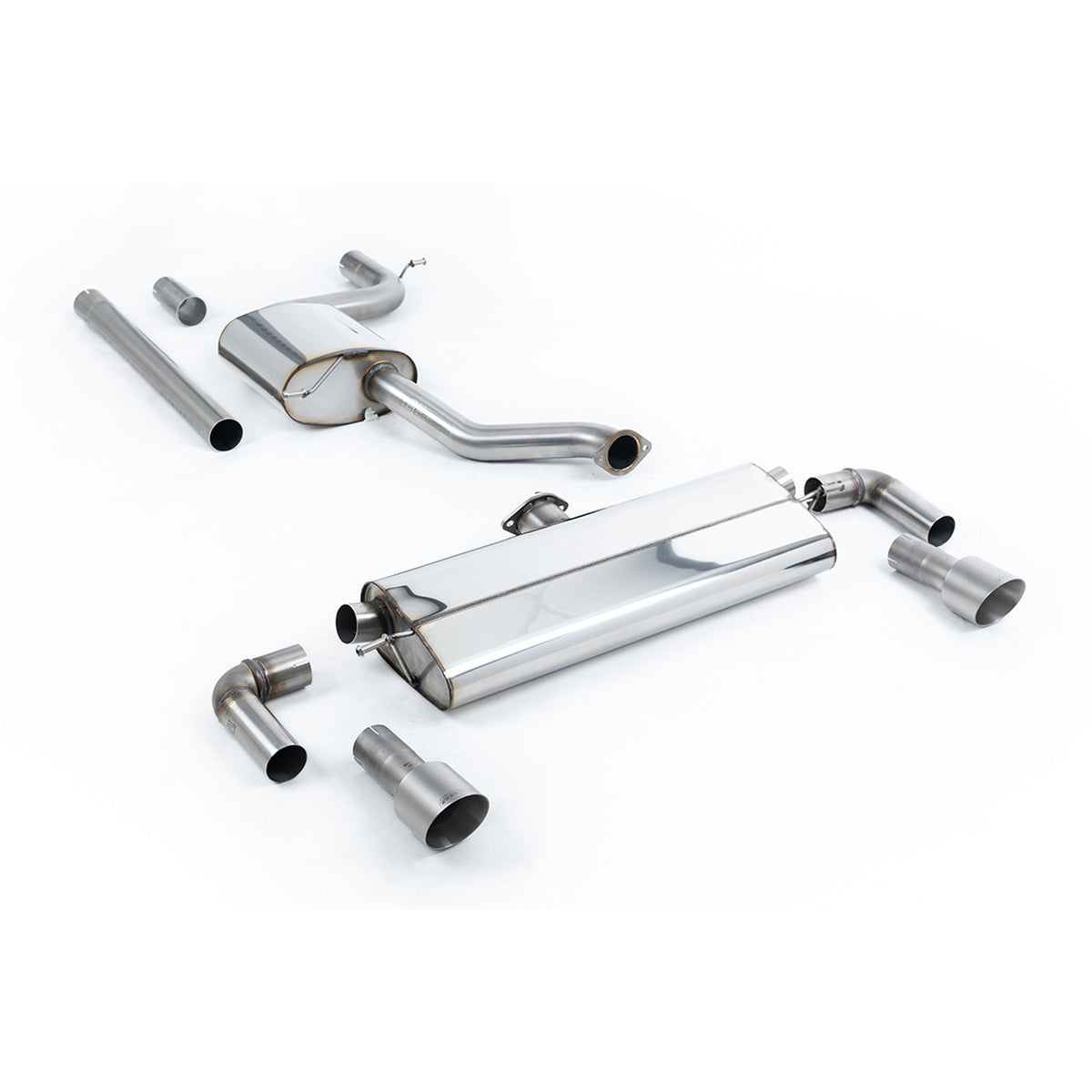 Milltek Cat Back Exhaust Volkswagen Golf Mk7.5 1.5TSI Evo GT R-Line 17-21