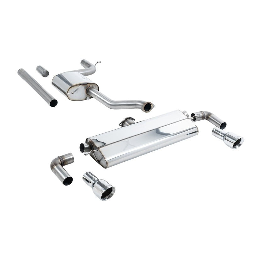 Milltek Cat Back Exhaust Volkswagen Golf Mk7.5 1.5TSI Evo GT R-Line 17-21