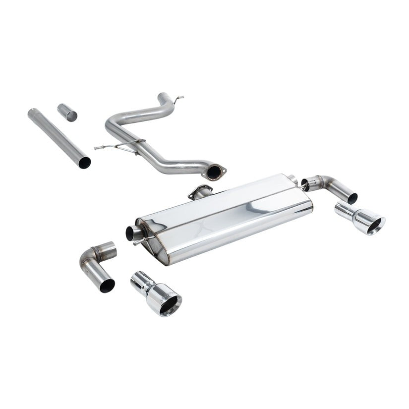Milltek Cat Back Exhaust Volkswagen Golf Mk7.5 1.5TSI Evo GT R-Line 17-21