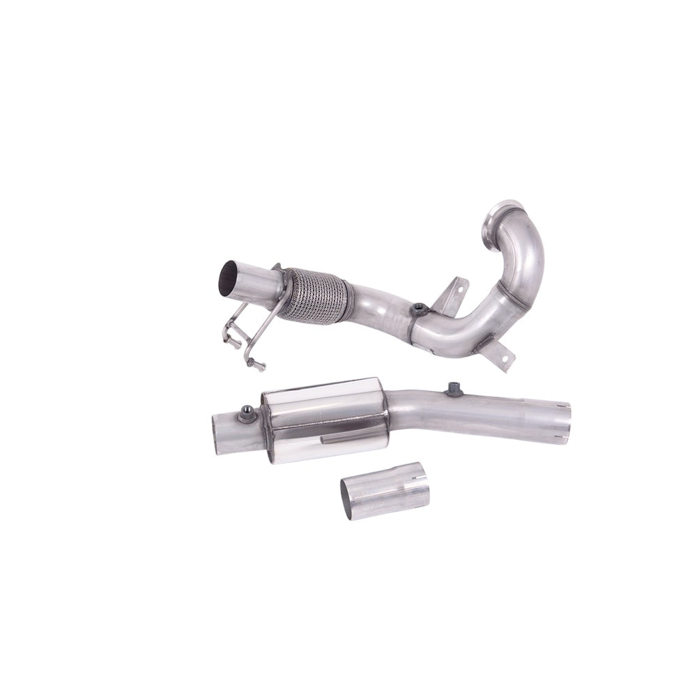 Milltek Large-bore Downpipe and De-cat Exhaust Volkswagen Polo GTI 2.0 TSI (AW 5-Door inc Facelift Models) GPF/OPF Models Only 19-25