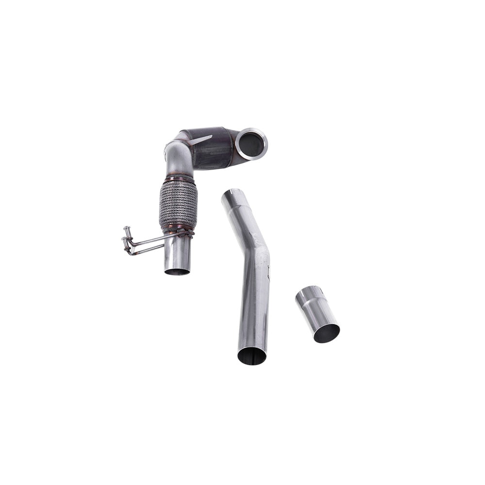 Milltek Cast Downpipe with Race Cat Exhaust Volkswagen Polo GTI 2.0 TSI (AW 5-Door) Non GPF/OPF Models Only 18-19