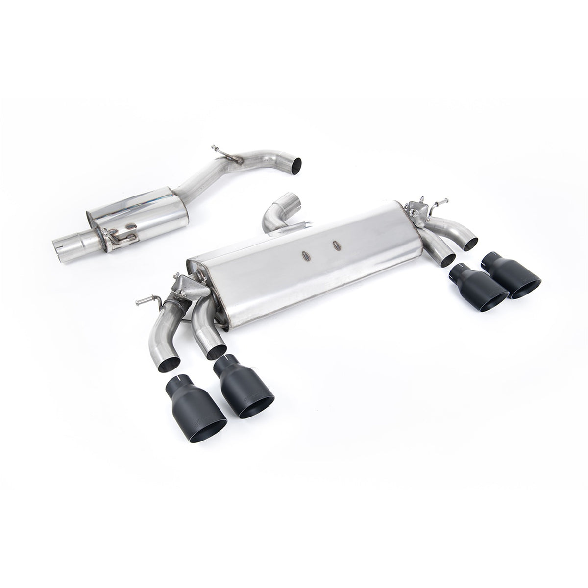 Milltek Cat Back Exhaust Volkswagen Golf Mk7.5 R 2.0 TSI 310PS Non-GPF 76mm EC Approved 17-21