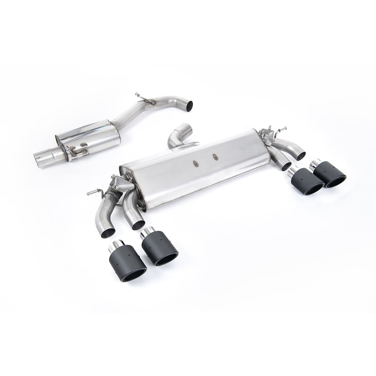Milltek Cat Back Exhaust Volkswagen Golf Mk7.5 R 2.0 TSI 310PS Non-GPF 76mm EC Approved 17-21